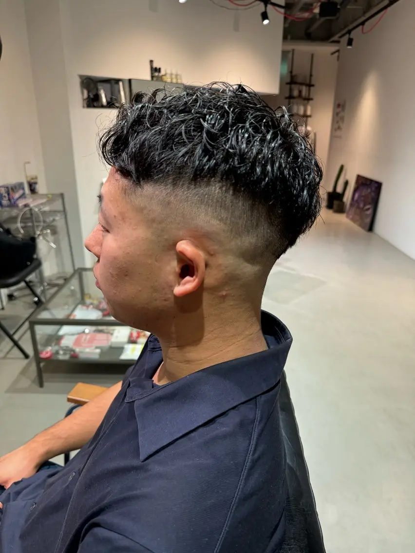 ショート パーマ メンズ Mizuki Yajimaのヘアスタイル