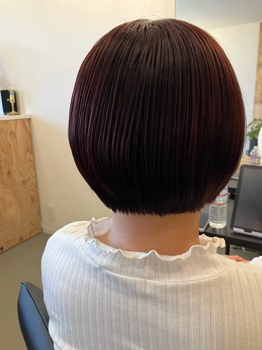 ショート ショートボブ ボブ ショートヘア カット ヘアカラー トリートメント OCHIAI KEISUKEのヘアスタイル