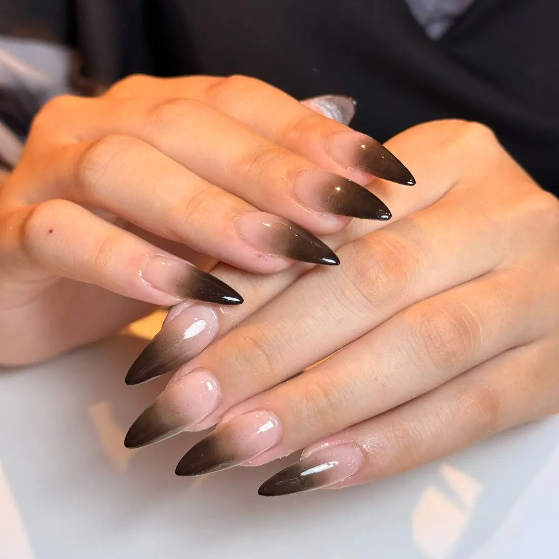 ネイル アートネイル チークネイル フレンチネイル グラデーション キラキラネイル ハンドネイル Risa_ Nailのネイルデザイン