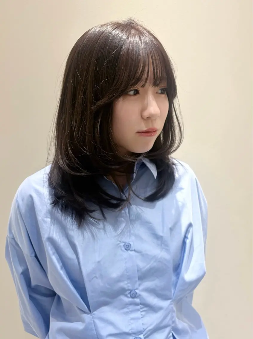 【🍃平日限定🍃】髪質改善inケアカラー+カット+超音波3stepTR✨🤍の写真