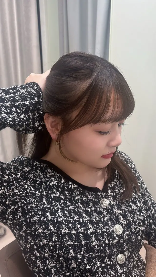 🎀5月限定クーポン🎀透明感カラー + 顔周りカット + 5stepトリートメント + ミニアロマスパ付🤍の写真