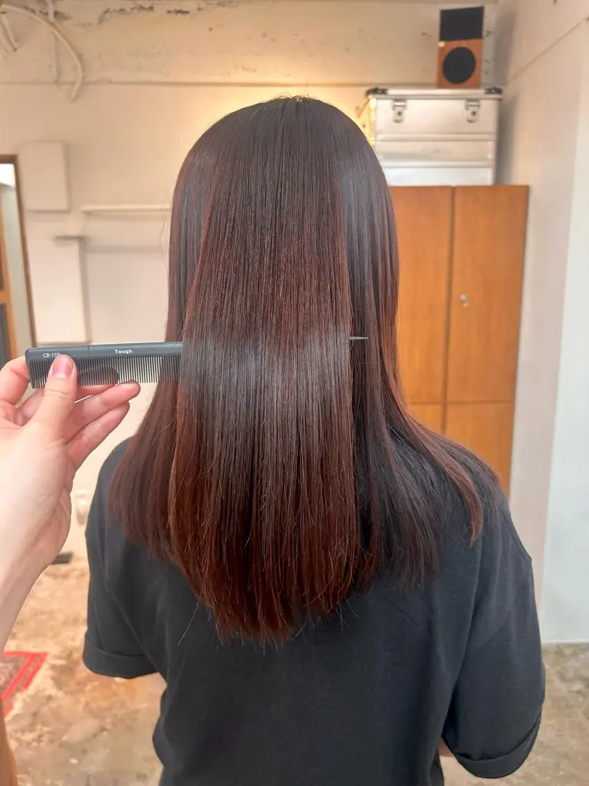セミロング ヘアカラー トリートメント ヘッドスパ 🪷上品/アンニュイ /似合わせ🫧菜々子のヘアスタイル
