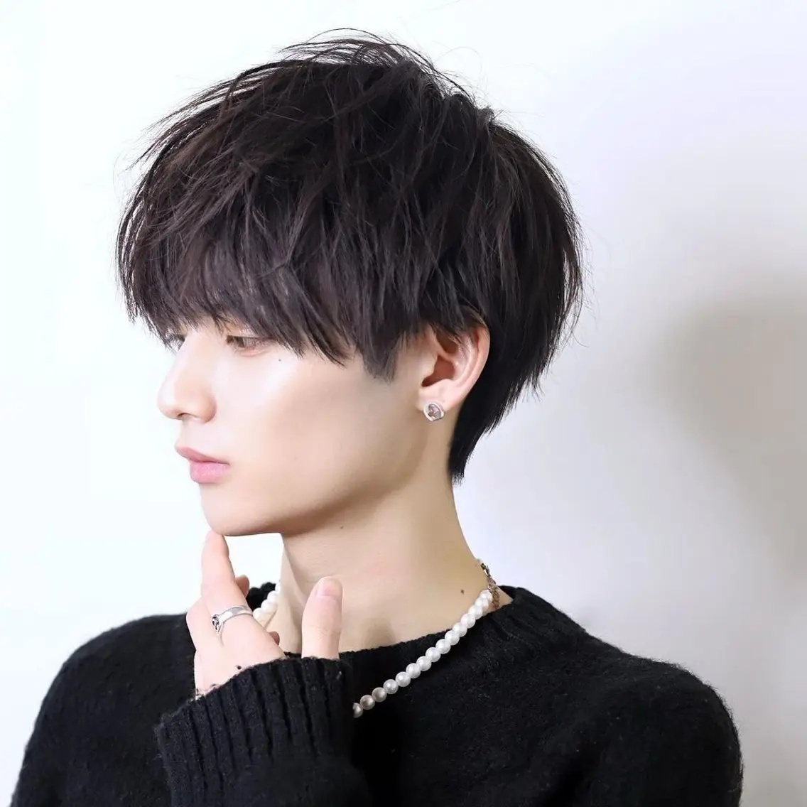 メンズ センターパート マッシュ メンズウルフカット ウルフカット 👑メンズパーマ👑 /原宿/かずまのヘアスタイル