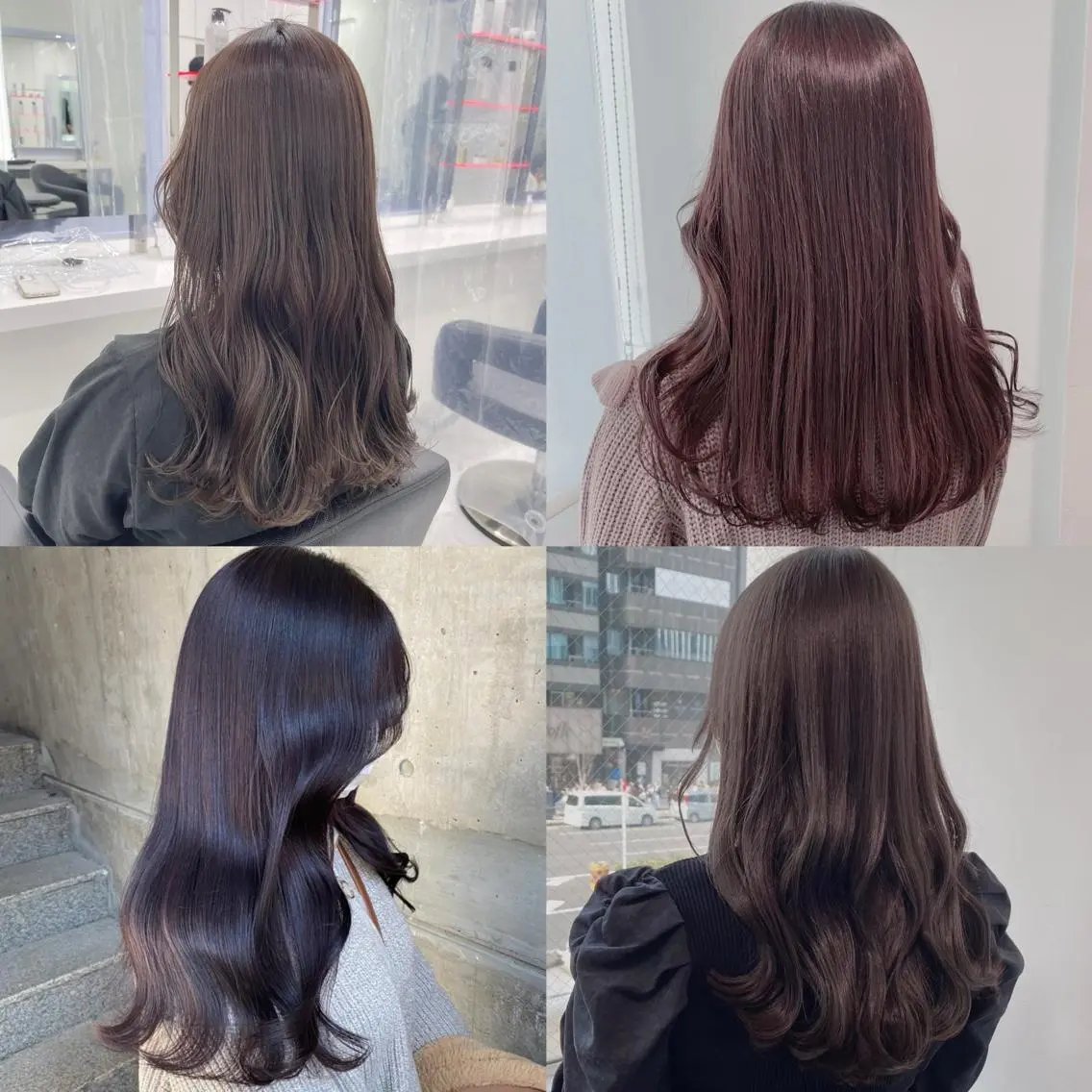 ロング トレンドモテカラー 🩷色落ちまで可愛くのヘアスタイル