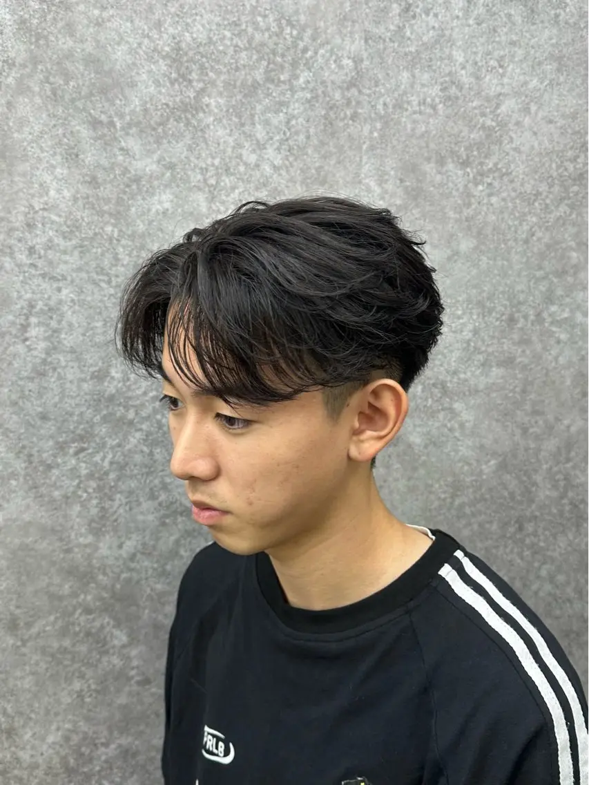 ショート カット パーマ ヘアセット 🔥フェザーパーマ 特化🔥勇斗のヘアスタイル
