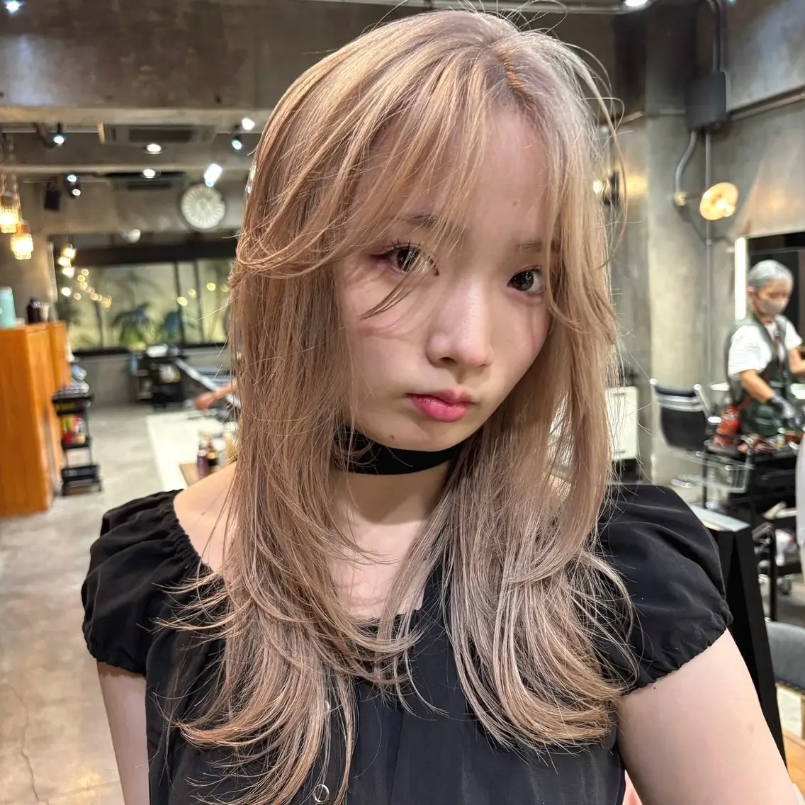 ロング カラー カット ヘアカラー トリートメント デザインレイヤー/ KOSUKEのヘアスタイル