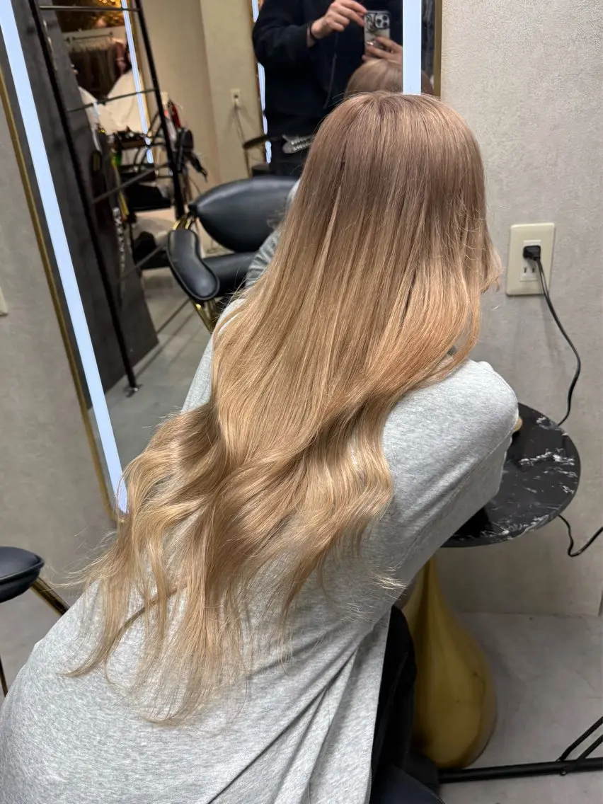 ロング エクステ 🐺新宿manabu プルエクステのヘアスタイル