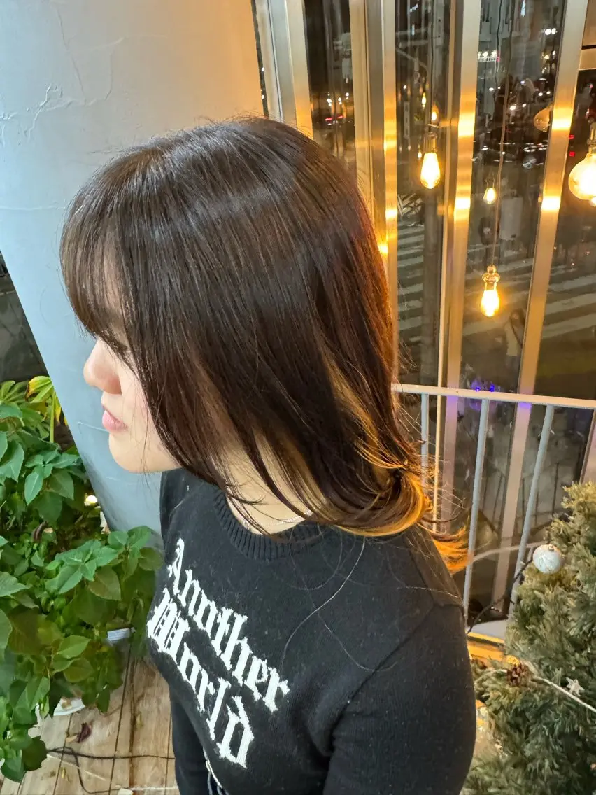 カラー ヘアカラー 土屋 琳のヘアスタイル