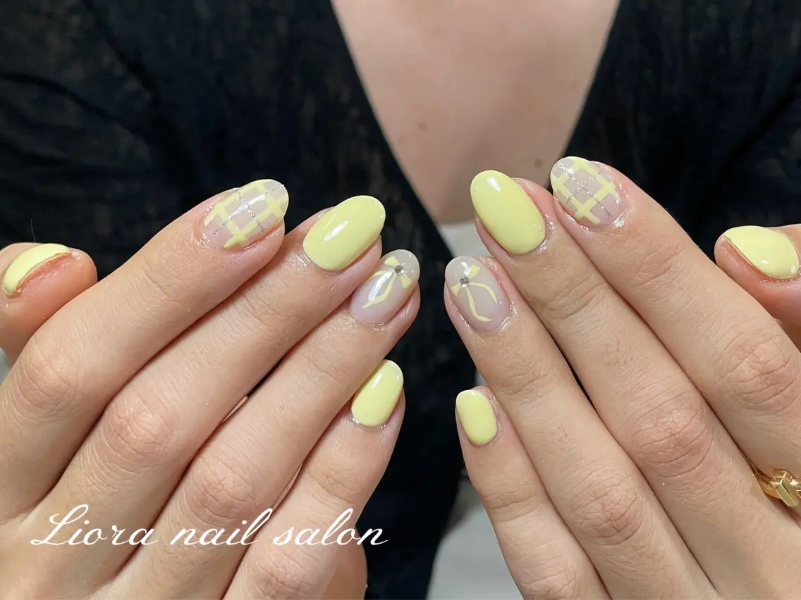 ネイル チークネイル フットネイル フレンチネイル ジェルネイル ガーリー ハンドネイル Liora nailのネイルデザイン
