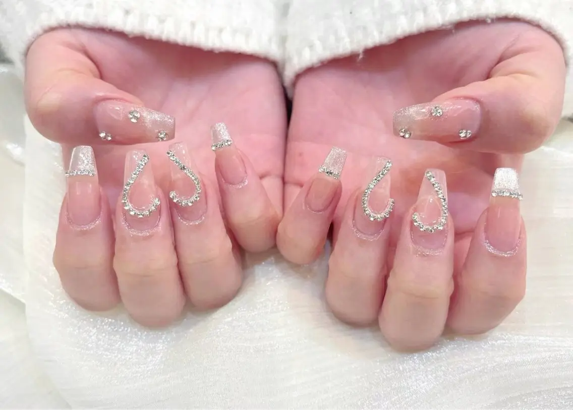 ネイル アートネイル クリアネイル フラワーネイル フットネイル ジェルネイル Babarla Nailのネイルデザイン