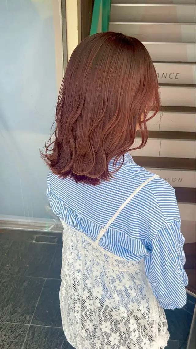ミディアム Maki/天王寺駅近 Lowaのヘアスタイル