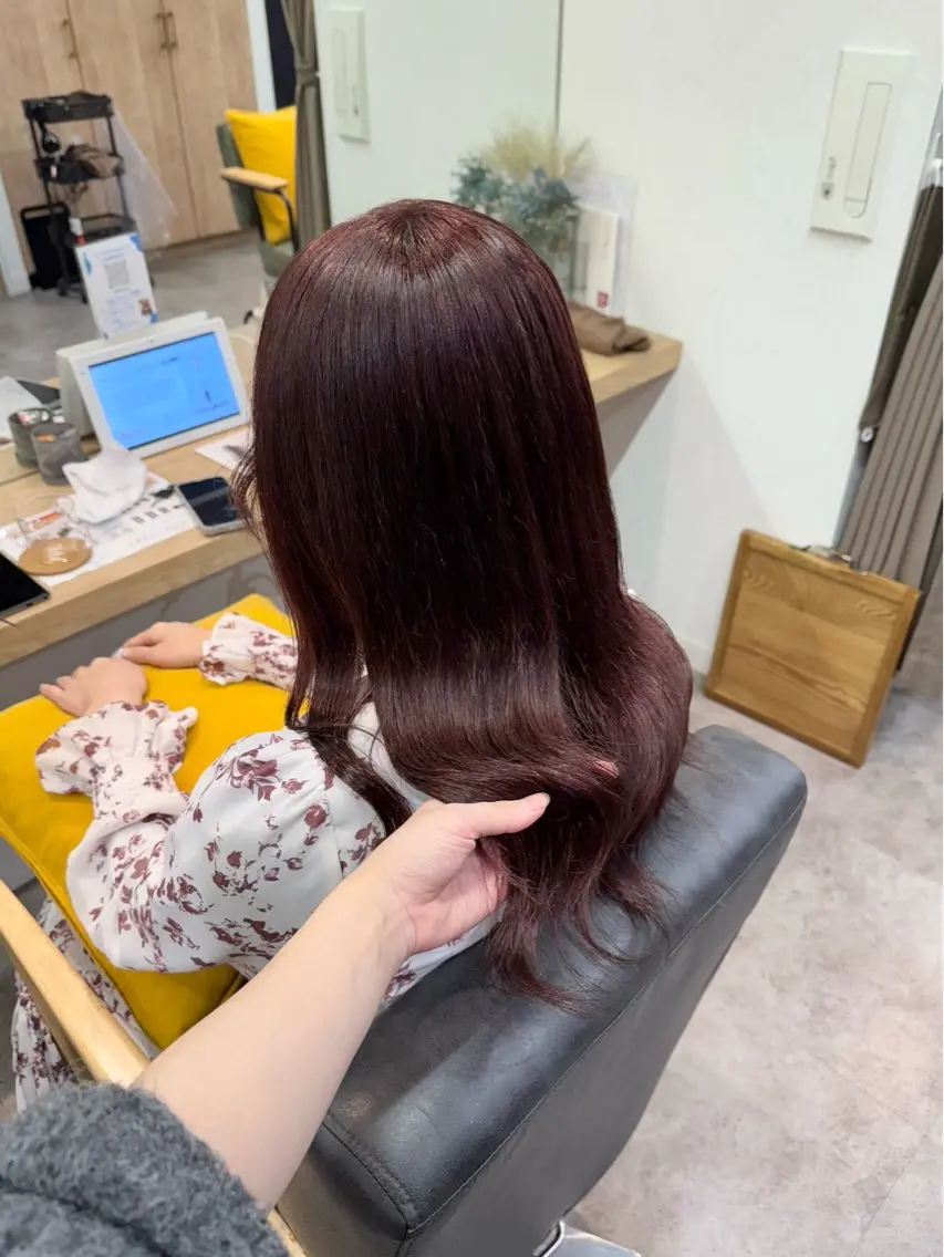 ロング カラー ヘアカラー トリートメント 髪質改善縮毛矯正/ エクステ/ひふみ🌛のヘアスタイル