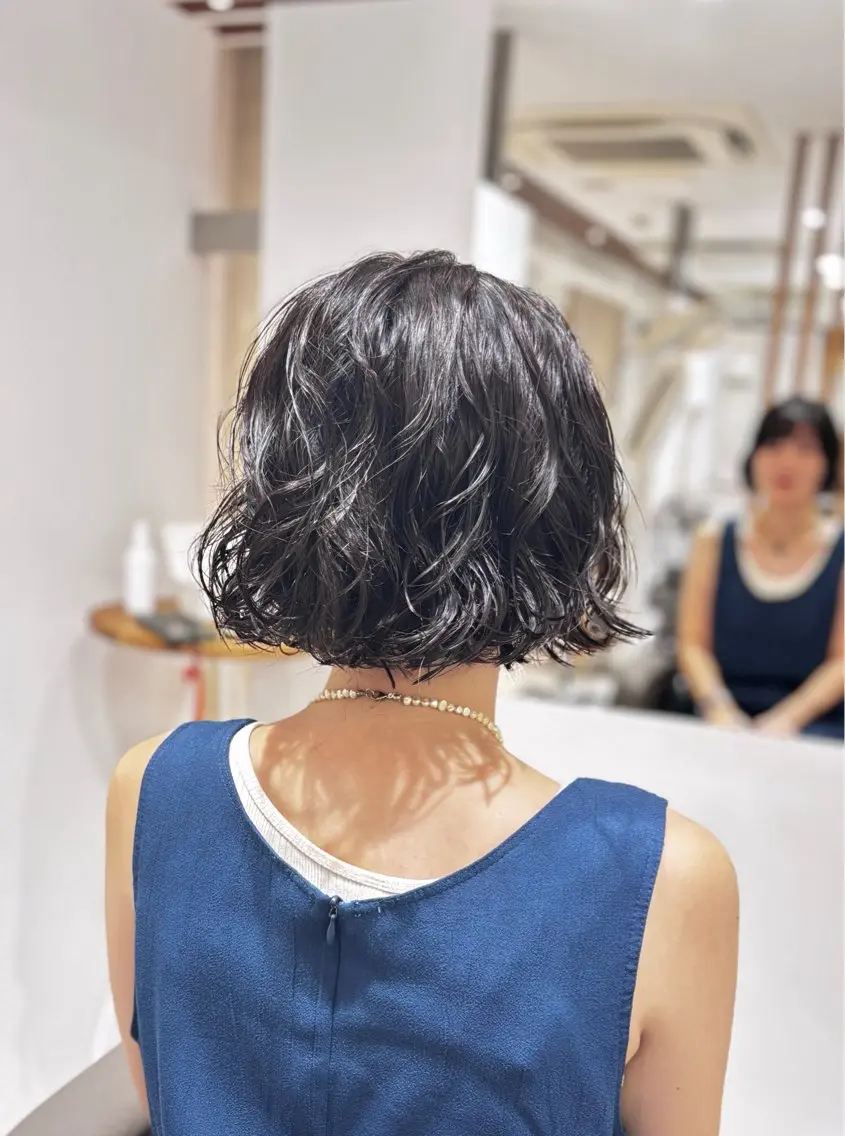 🌟【ミニモ限定価格】🪡似合わせカット+パーマ🌀の写真