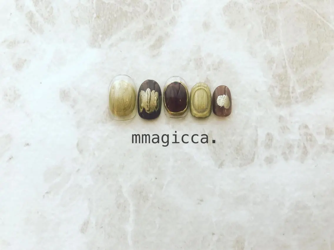 ネイル 成人式 ジェルネイル 卒業式 mmagicca. 【 まじか. 】のネイルデザイン