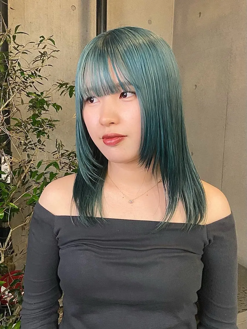 ミディアム カラー ブリーチ Arisa 表参道/ケアブリーチのヘアスタイル