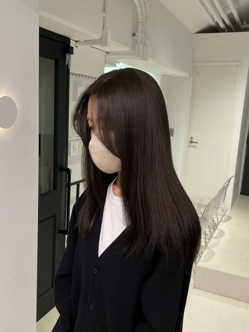カラー ヘアカラー トリートメント とば みゆうのヘアスタイル