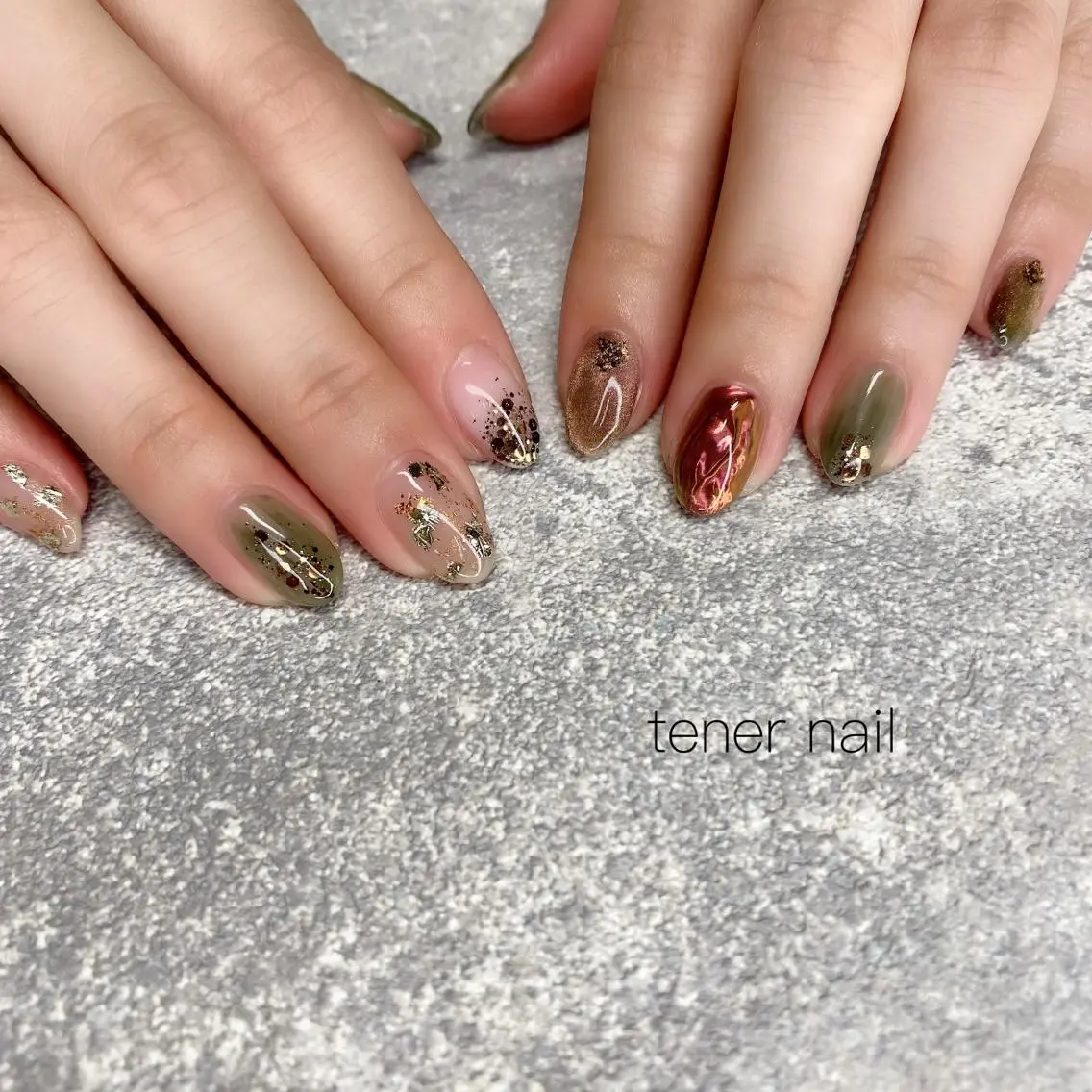 ネイル ニュアンスネイル テネルネイル tener nailのネイルデザイン
