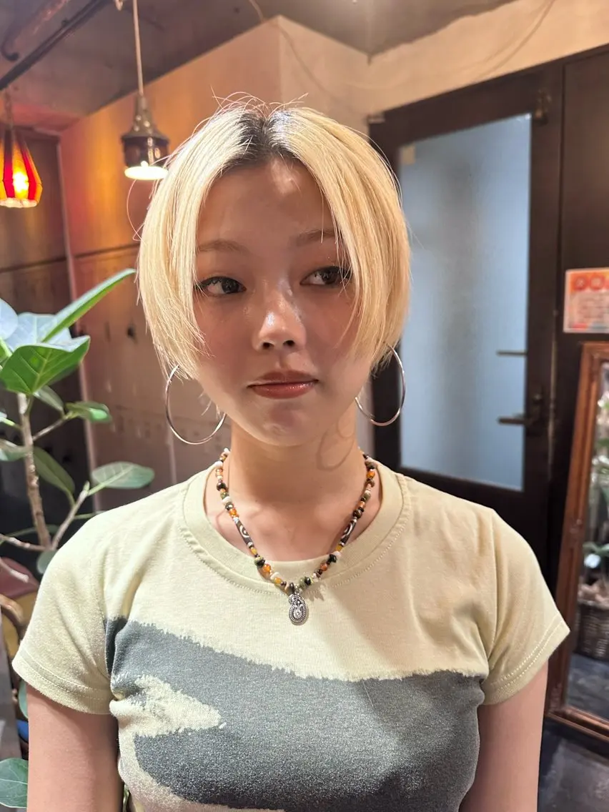 ショート ショートヘア カットモデル/カラー rionのヘアスタイル