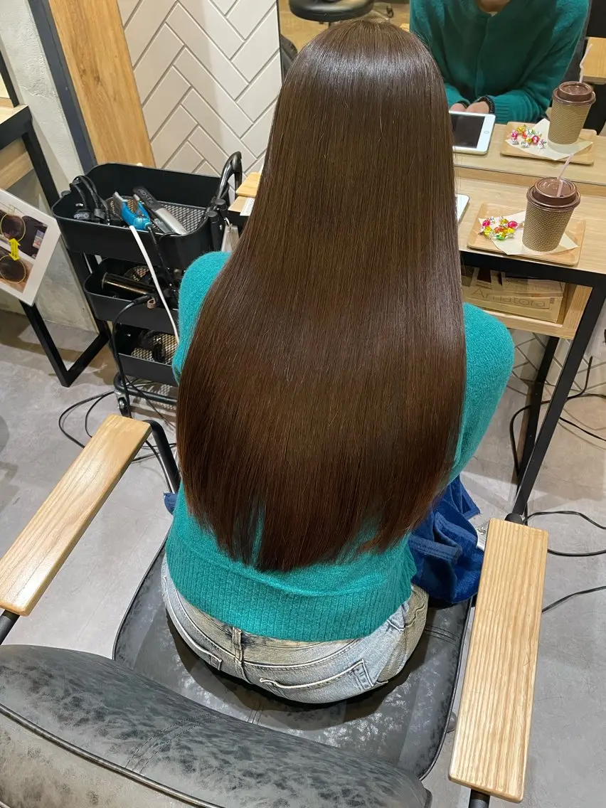 カラー カット ヘアカラー 縮毛矯正 髪質改善サロン 梅田/ヨナミネのヘアスタイル