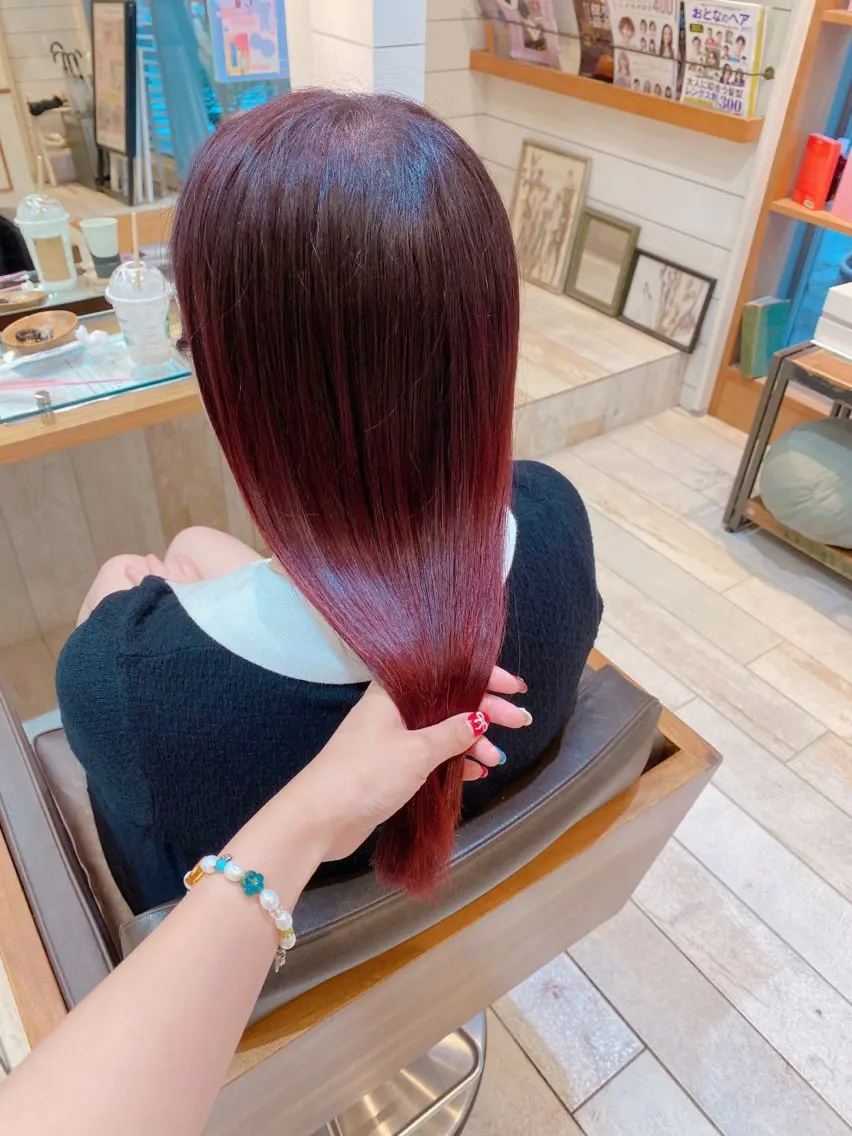 ミディアム カラー ヘアカラー トリートメント 美髪ヘア💛 TOMOMIのヘアスタイル