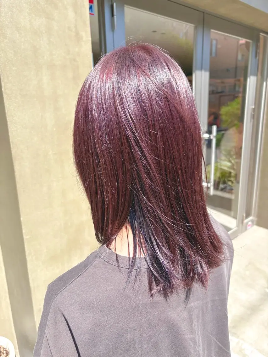 【5月限定50%off🔥】透明感抜群✨透明感イルミナカラーの写真