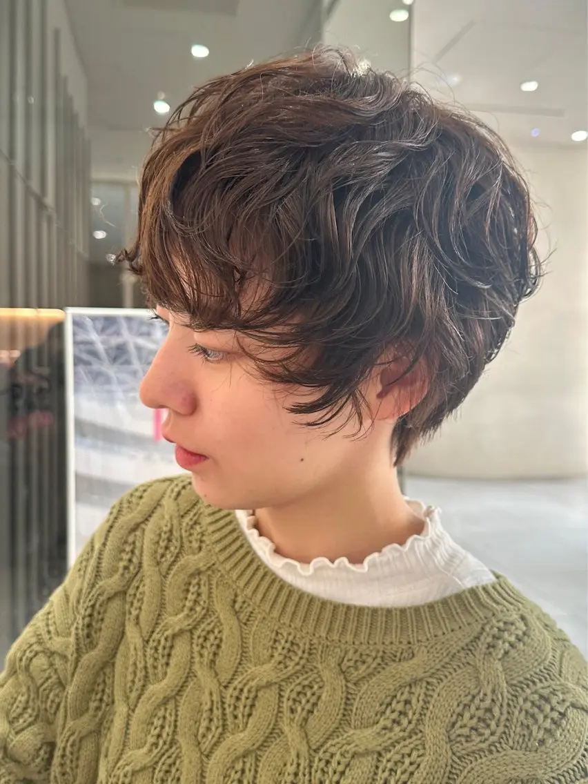 ショート カラー カット ヘアカラー kako ショート ボブのヘアスタイル