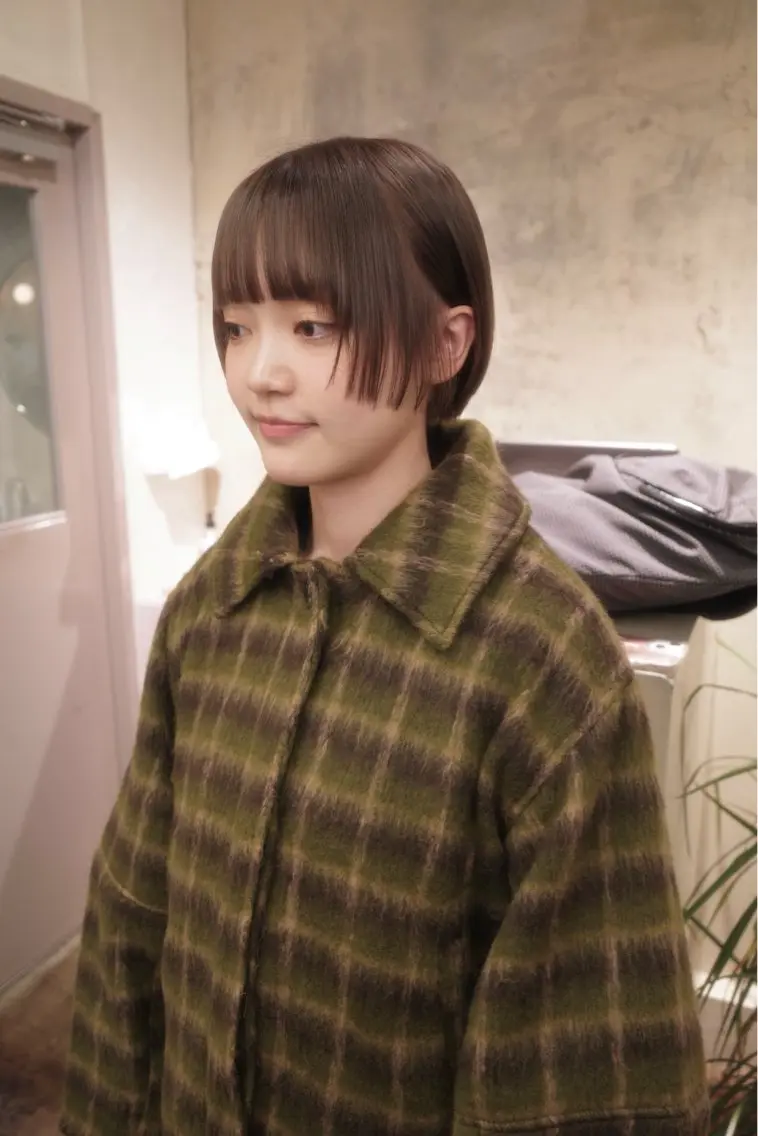 ショート カラー ショートボブ ブラウンカラー ボブ ショートヘア カット ヘアカラー yupi🐈⬛ レイヤー/パーマのヘアスタイル