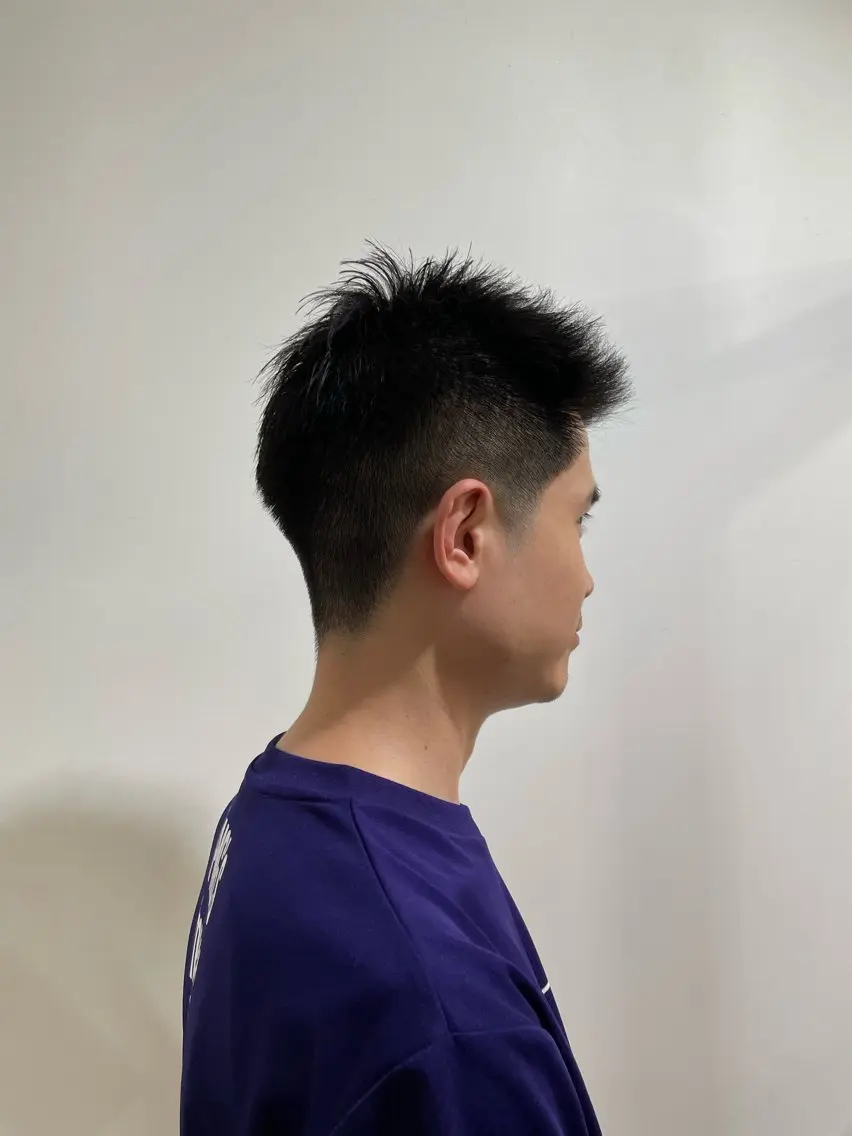 ショート メンズ 刈り上げ オオシマ ミユのヘアスタイル