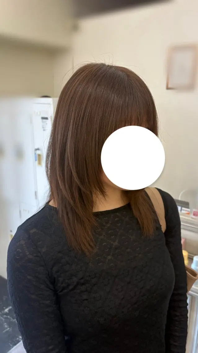 ミディアム アッシュ アッシュブラウン レイヤーカット ウルフカット ウルフレイヤー カット ヘアカラー トリートメント y2k/ウルフ/ 個性派カラーkiraのヘアスタイル