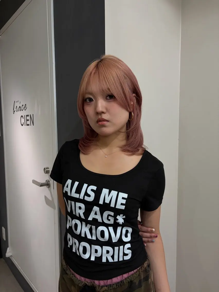 ミディアム ヘアカラー トリートメント 平井 よし乃のヘアスタイル