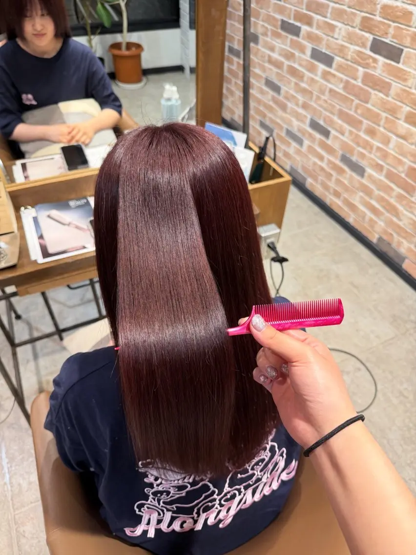 カラー 若杉 美鈴のヘアスタイル