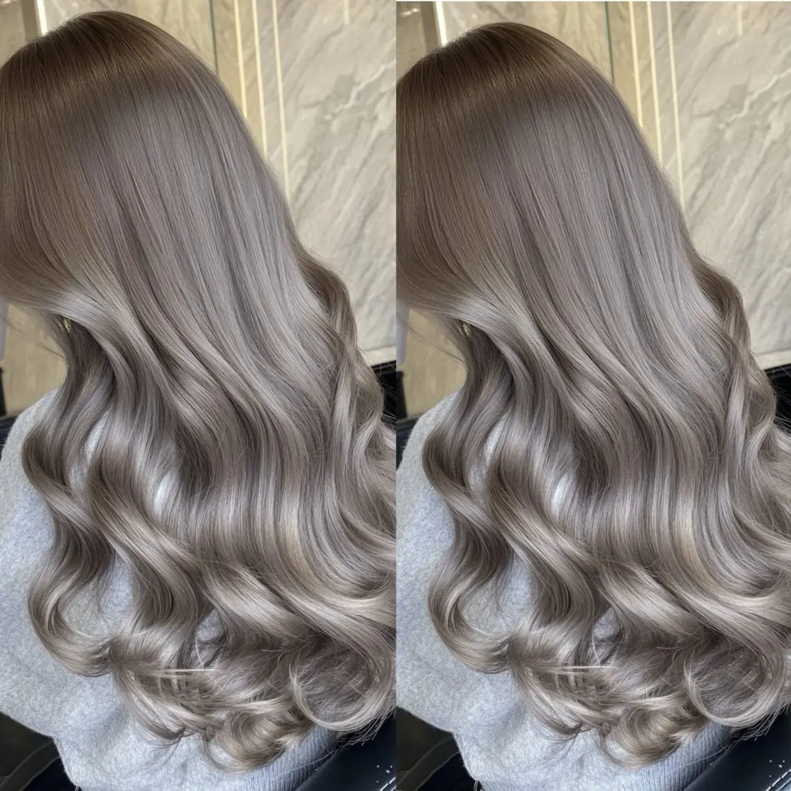 ロング ヘアカラー エクステ 髪を綺麗に伸ばす人/ 艶髪✨️針田 綾音✨のヘアスタイル