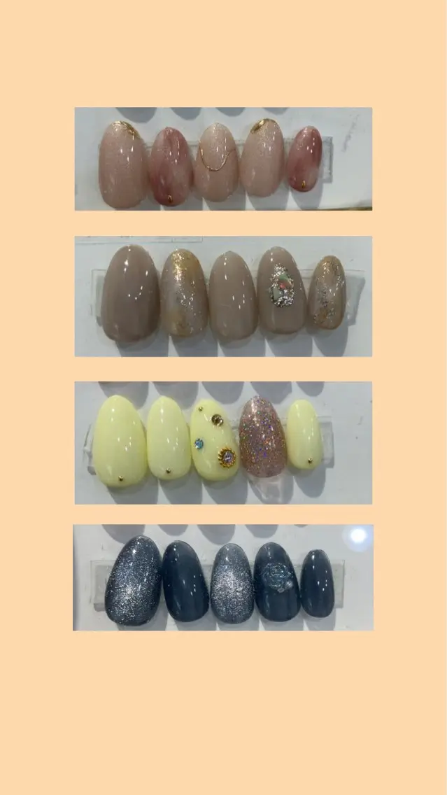 ネイル 藤井 菜緒のネイルデザイン