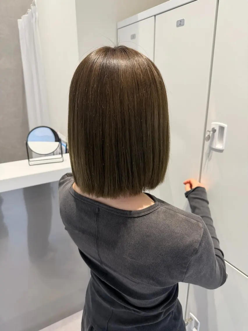 ミディアム ヘアカラー 縮毛矯正/メンズ カット栄 伊藤 翔哉のヘアスタイル