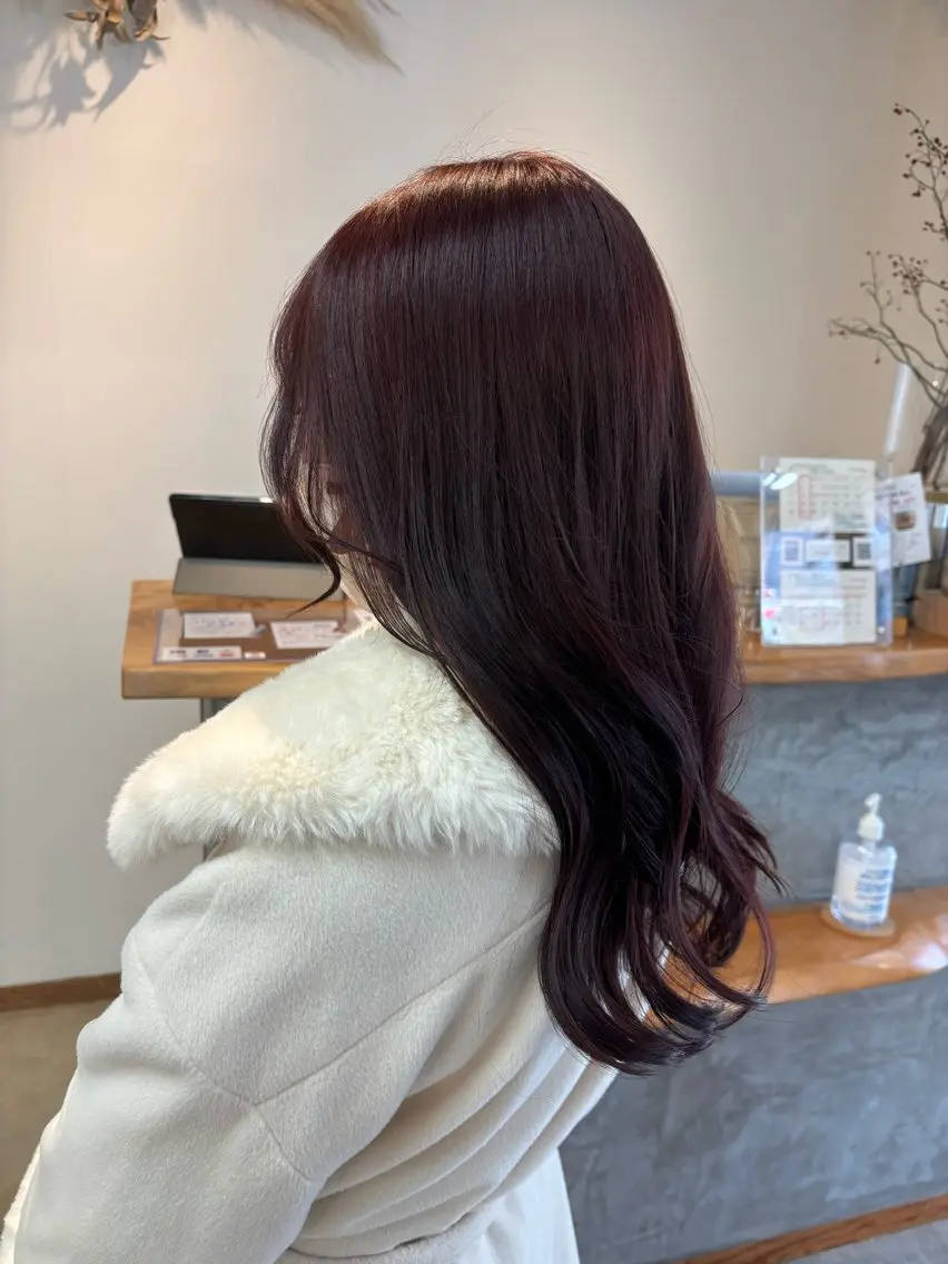 カラー ヘアカラー 透明感カラー🫧 高田李胡のヘアスタイル