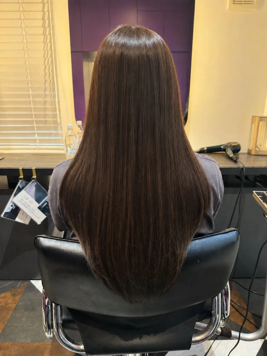 ロング トリートメント 加藤 まりえのヘアスタイル