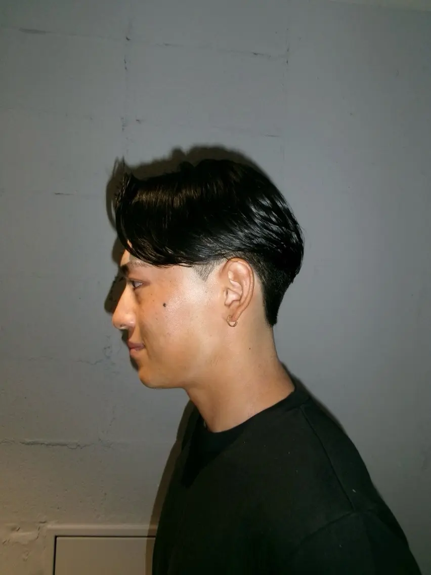 ショート パーマ メンズ カット パーマ アダチ ヒナタのヘアスタイル