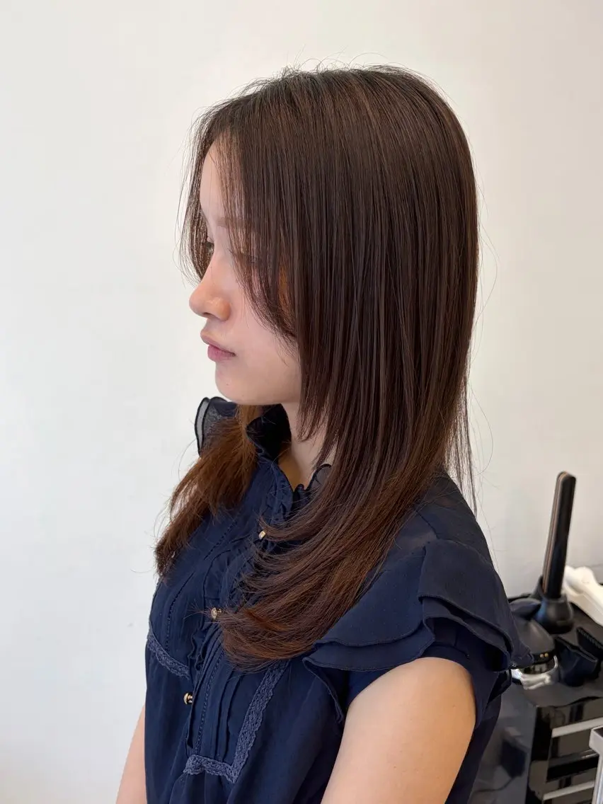セミロング ryuei /原宿のヘアスタイル
