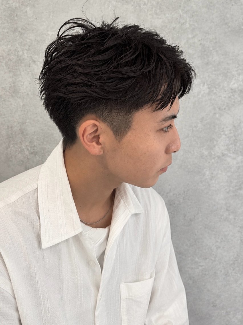 ショート メンズ 伸ばしかけ ショートヘア カット パーマ メンズ特化/髪質改善 圭翔のヘアスタイル