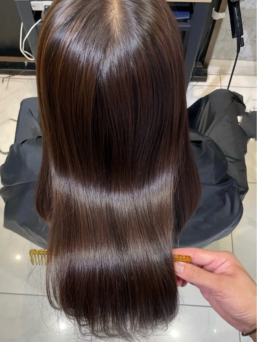 ロング カット ヘアカラー トリートメント 🫧似合わせ艶カラー /平山🫧のヘアスタイル