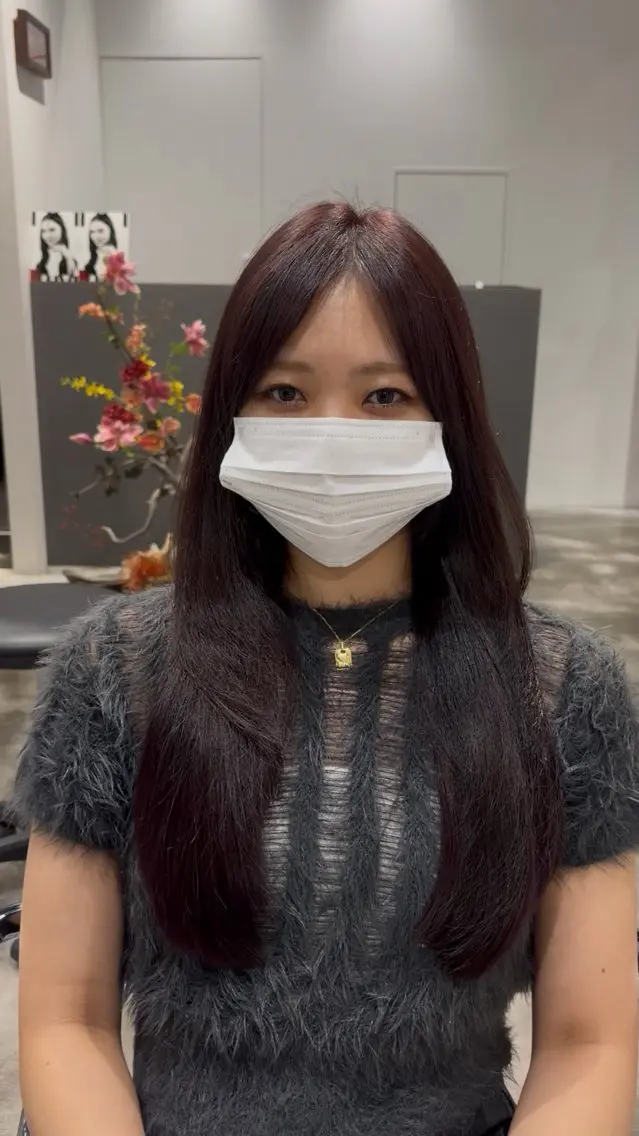 ロング 三輪 隼大のヘアスタイル