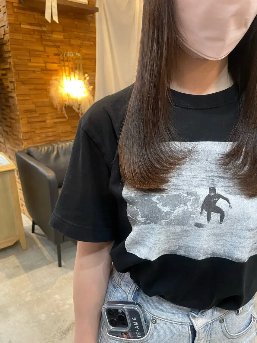 ミディアム レイヤーカット 顔周りカット 🎀サヤカ🎀のヘアスタイル