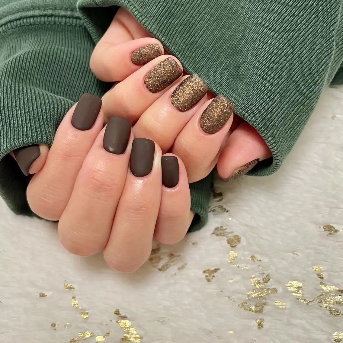 ネイル マットネイル ハンドネイル ハンドケア m-nail 🌙minamiのネイルデザイン