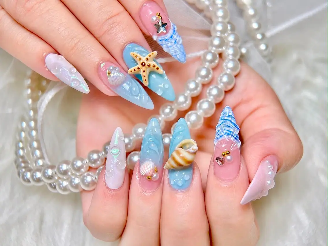 ネイル AURA NAIL🎀💅のネイルデザイン