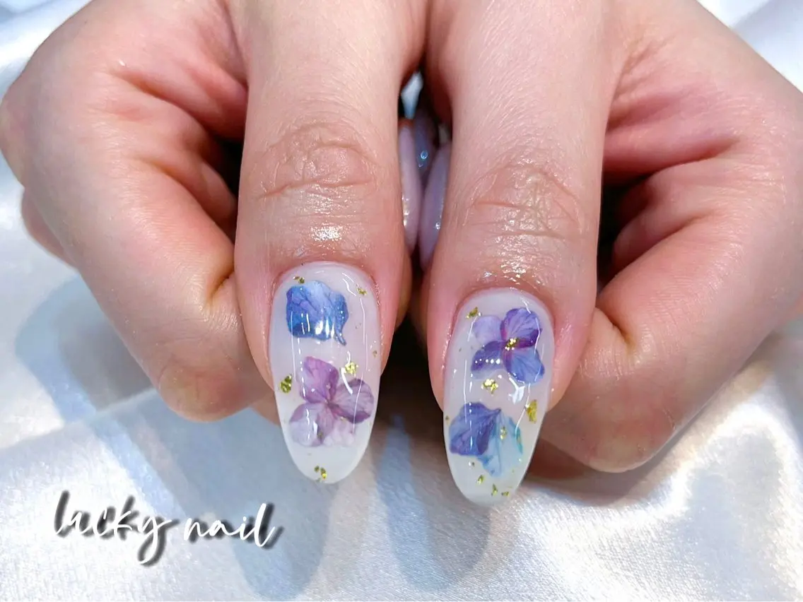 ネイル アートネイル チークネイル 長さ出し ジェルネイル マグネットネイル Lucky nail 小林和希のネイルデザイン