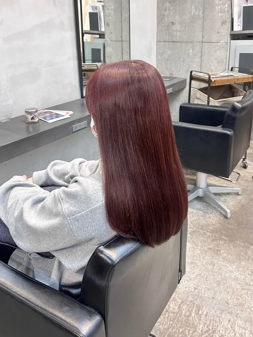 カラー 透けカラー♡ のぐちまおのヘアスタイル