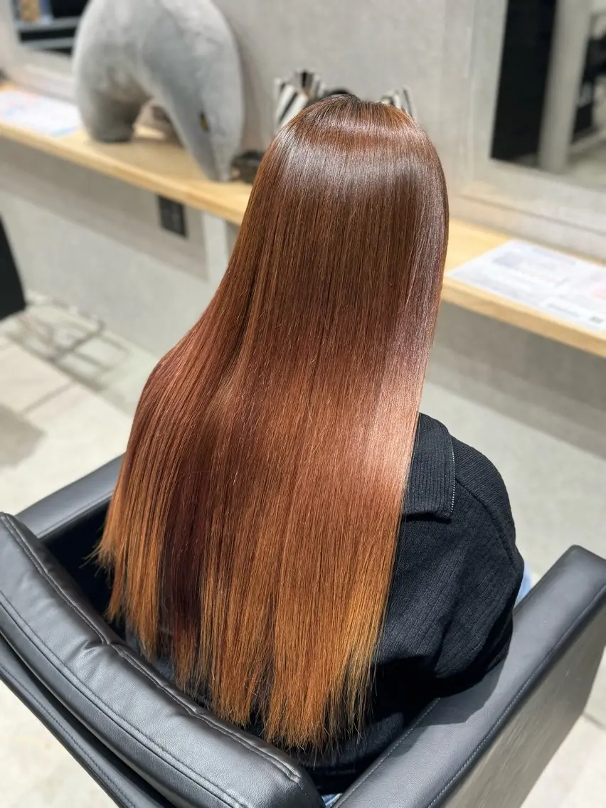 【Puremium】カット＋カラー＋最高濃度ケラチントリートメントの写真