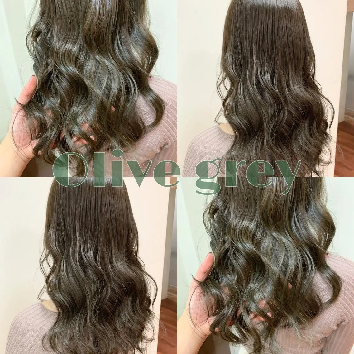 ロング カラー 小澤 志穂のヘアスタイル