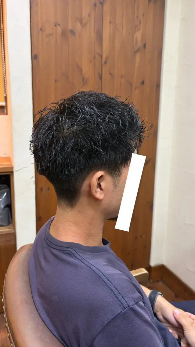 メンズ カット パーマ くどう りんかのヘアスタイル
