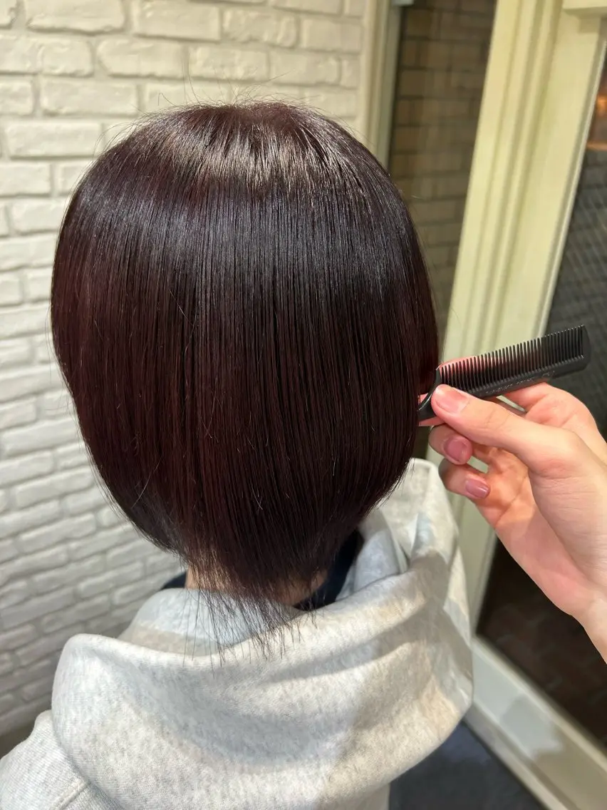 ロング ヘアカラー トリートメント ︎☀️はるき︎︎☁️ ショートモデル募集のヘアスタイル